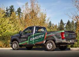 Emery Electric Truck Wrap