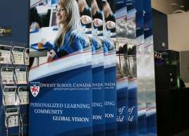 Dwight School Roll-up Banners