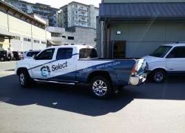 Select Janitorial Truck Wrap