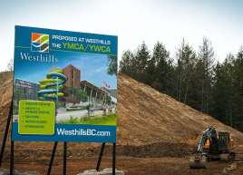 Westhills Development Sign