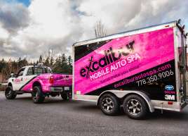 Excalibur Auto Spa Truck Wrap
