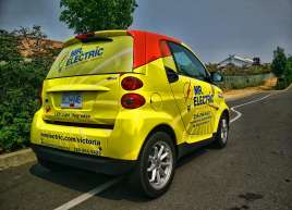 Mr. Electric Smart Car Wrap