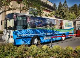 Westshore Express Bus Wrap for Wilsons Transportation