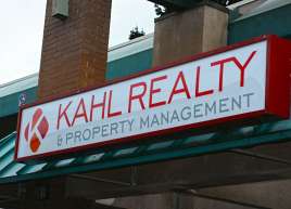 Kahl Realty Lighted Sign