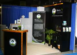 Victoria Black Tree Tradeshow Displays