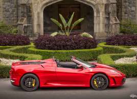 Full Red Chrome Ferrari Wrap