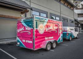 Ice Cream Truck and Trailer Wrap for Robot Wen