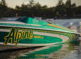 Boat wrap for Alpine Marine