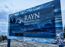 Custom Development Signs for RAYN Properties