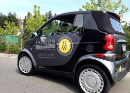 Smart Car Wrap for Hobson Woodworks