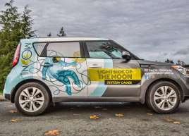Half Wrap on a Kia Soul for Moon Under Water Brewery