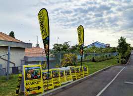 Farmers Market Flags and Sandwich Boards