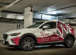 Wise Financial Vehicle Wrap