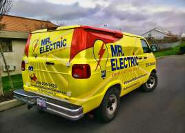 Mr. Electric Van Wrap