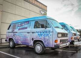 VW Bus Wraps an for Air Miles Campaign