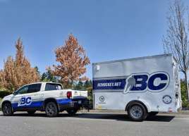 BC Hockey Truck and Trailer Wrap
