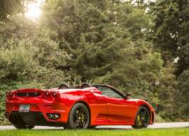 Full Red Chrome Ferrari Wrap