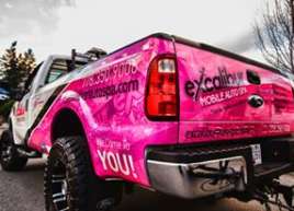 Excalibur Auto Spa Truck Wrap