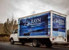 New Cube Van Wrap for Rayn Properties