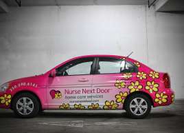 Nurse Next Door Car Wrap