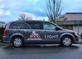 Coors Light Van Wrap