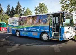 Westshore Express Bus Wrap for Wilson&apos;s Transportation