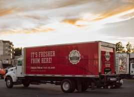 Full Boxtruck wrap for Island Farm House