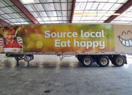 Full Semi Trailer Wrap for Thrifty Foods