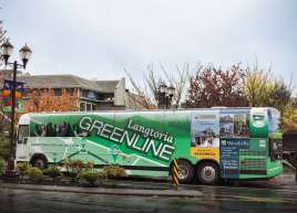 Full Bus Wrap for the Langtoria Greenline