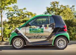 Full Smart Car Wrap for End of the Roll